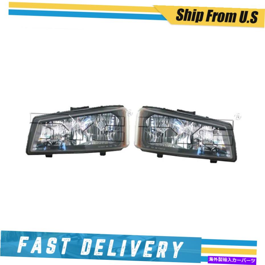USヘッドライト TYCヘッドライトアセンブリ2 PCSの左右03-04 Chevrolet Silverado 1500_XJ TYC Headlight Assembly 2 pcs Left & Right for 03-04 Chevrolet Silverado 1500_XJ【並行輸入品】