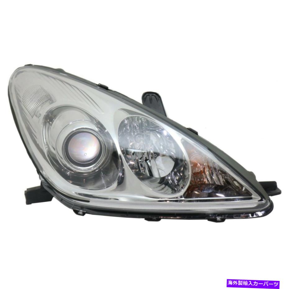 USヘッドライト 2005年から2006年のLexus ES330ベースモデル右透明レンズのヘッドライト Headlight For 2005-2006 Lexus ES330 Base Model Right Clear Lens With Bulb【並行輸入品】