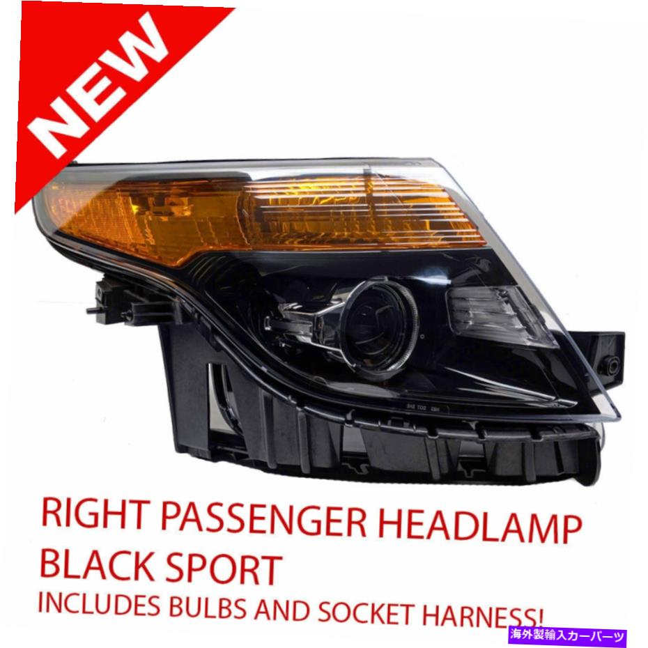 USヘッドライト 2011-2015フォードエクスプローラ右助手席側頭光のためのスポーツRHランプ SPORT RH LAMP FOR 2011-2015 FORD EXPLORER RIGHT PASSENGER SIDE HEAD LIGHT【並行輸入品】