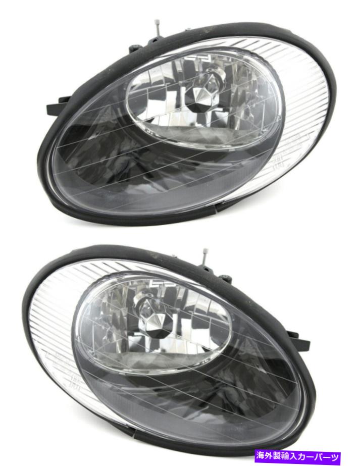 USヘッドライト 1999年1999年フォード・トーラスヘッドライトヘッドランプペアセット交換 For 1998 1999 Ford Taurus Headlight Headlamp Pair Set Replacement【並行輸入品】