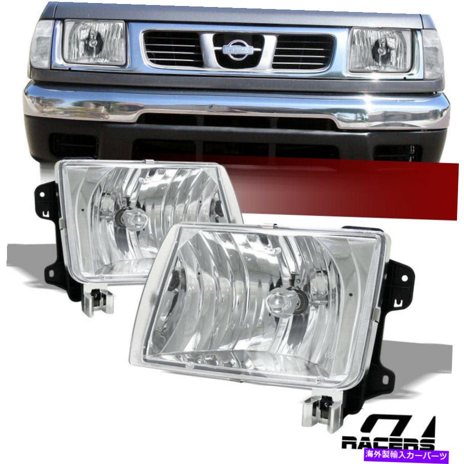 USヘッドライト 98-00日産フロンティア/ 01 Xterra Euro Chrome House Headlights Lamps Pair KS For 98-00 Nissan Frontier/01 Xterra Euro Chrome Housing Headlights Lamps Pair Ks【並行輸入品】