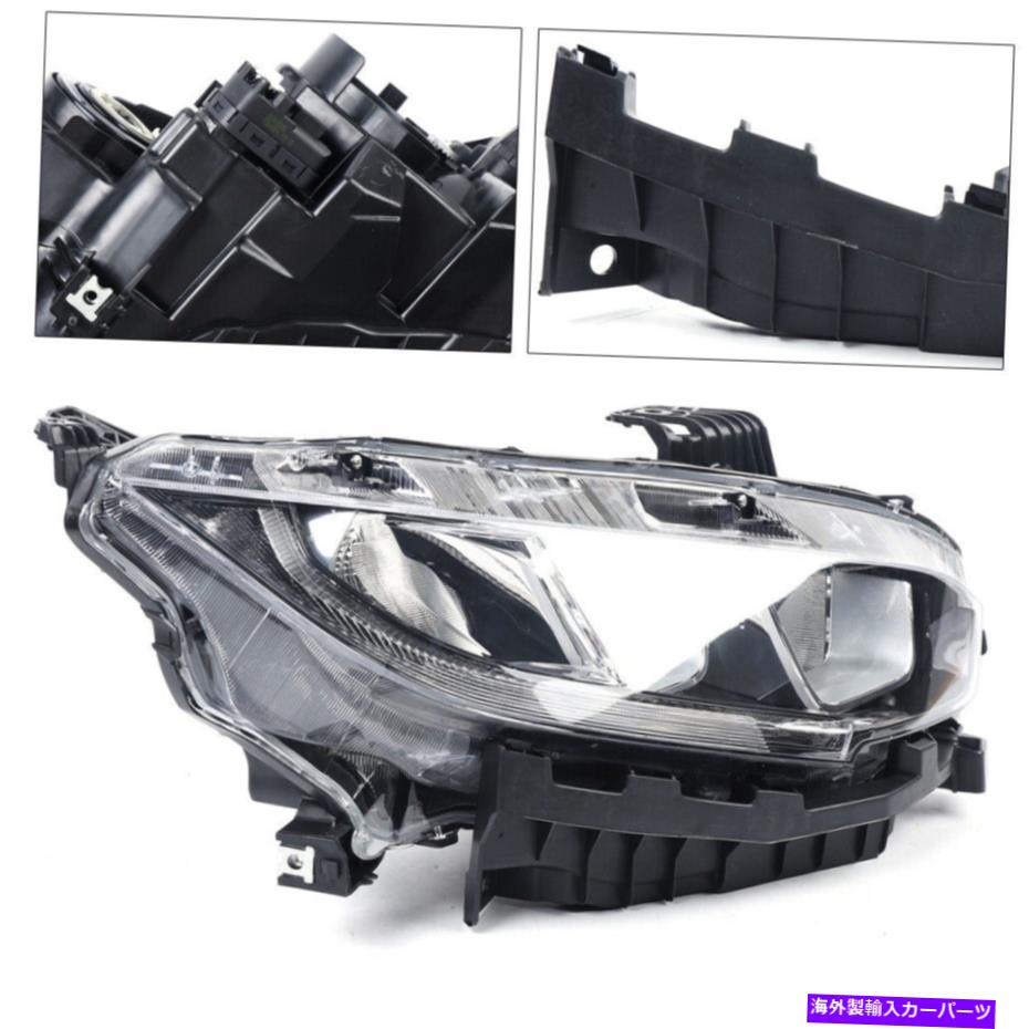 USヘッドライト 2017年2017年2017年のための旅客サイドハロゲンプロジェクターヘッドライト1.5L Passenger Side Halogen Projector Headlight For 2016 2017 2018 Honda Civic 1.5L【並行輸入品】