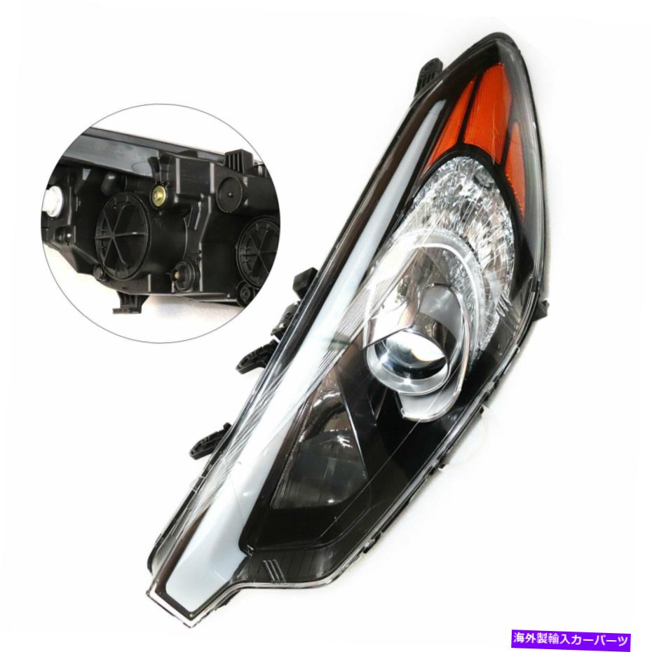 USヘッドライト 14-16キアフォルテヘッドライト/ドライバランプセット交換用クリアレン左側 For 14-16 KIA Forte Headlight/ Driver Lamp Set Replacement Clear Len Left Side【並行輸入品】