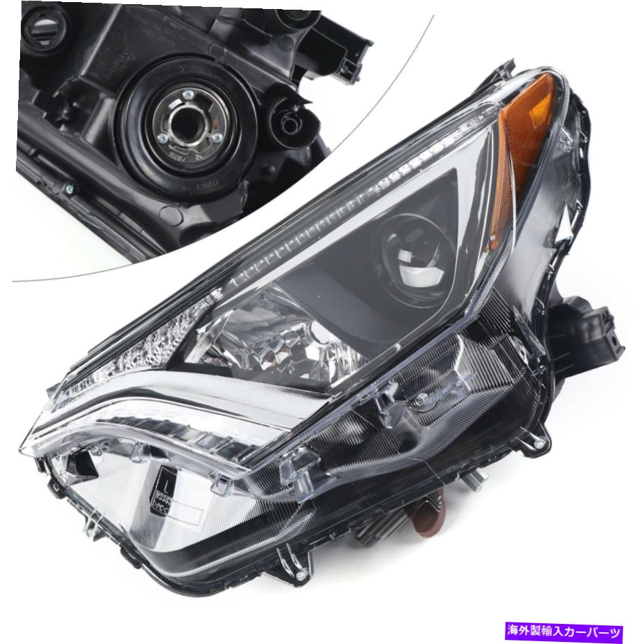 USヘッドライト 左プロジェクターハロゲンヘッドライトドライバ側ヘッドランプフィット2016-18トヨタRAV4 Left Projector Halogen Headlight Driver Side Headlamp Fits 2016-18 Toyota RAV4【並行輸入品】