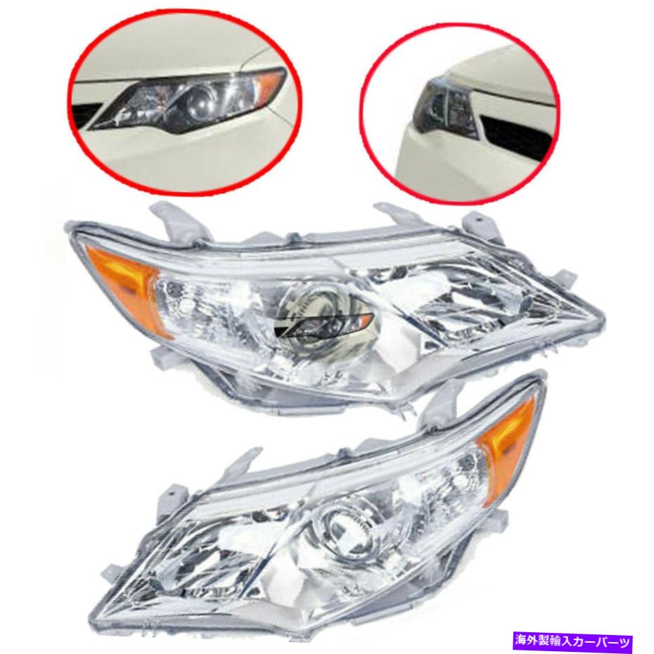 USヘッドライト 2012-2014 TOYOTA CAMRY [SEスタイル]プロジェクターBLKヘッドライトランプ左+右 For 2012-2014 Toyota Camry [SE Style] Projector blk Headlights lamps Left+Right【並行輸入品】