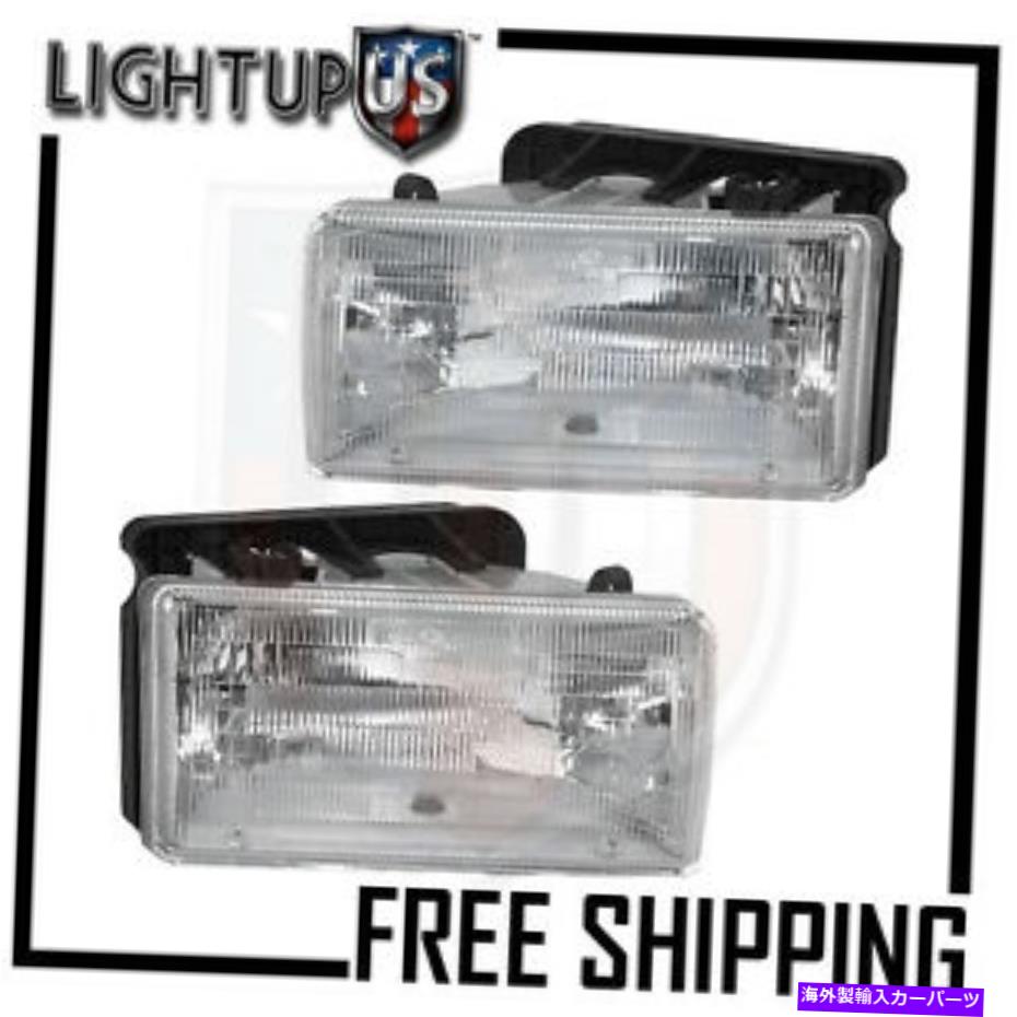 USヘッドライト ヘッドライトヘッドランプペア左右の右右セットDAKOTAコンポジット Headlights Headlamps Pair Left right set for 91-96 Dodge Dakota Composite【並行輸入品】 36,627円