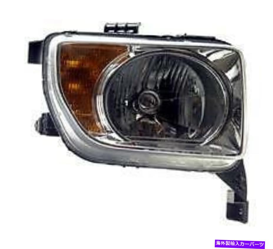 USヘッドライト フィット03 04 05 06 08 08ホンダ要素ヘッドライト旅客新しいクロムの背景 Fits 03 04 05 06 07 08 Honda Element Headlight Passenger NEW Chrome background【並行輸入品】