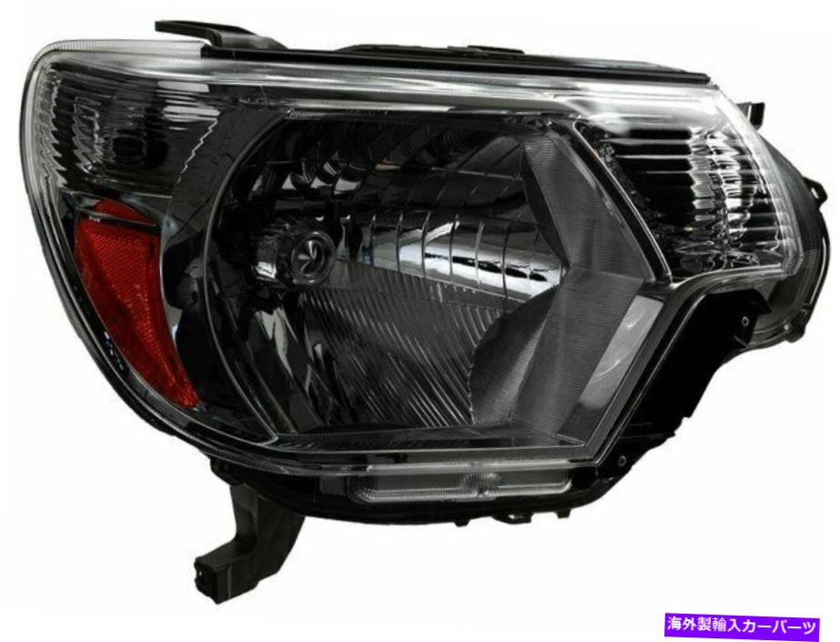 USヘッドライト 2012-2015トヨタタコマヘッドライトアセンブリ右79491Q14 2014 For 2012-2015 Toyota Tacoma Headlight Assembly Right 79491QR 2013 2014【並行輸入品】