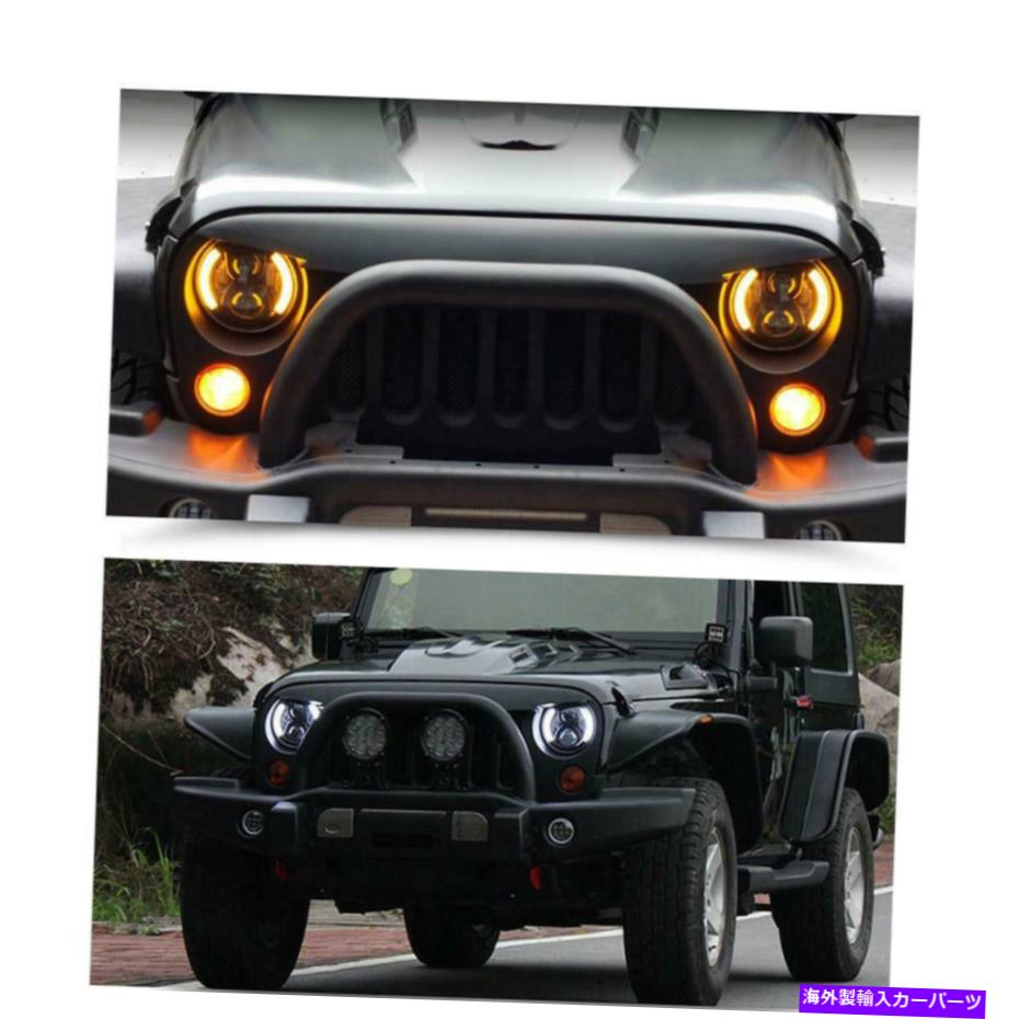 USヘッドライト 2×7インチ280W LEDヘッドライトラウンドHI / LOシールビームシボレーピックアップトラック3100 2X 7\