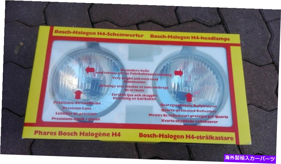 USヘッドライト BMW E9 E12 E21 E23 E24 E24 E30 Jaguar XJ / SメルセデスボッシュハロゲンH4ヘッドライト BMW E9 E12 E21 E23 E24 E28 E30 Jaguar XJ/S Mercedes BOSCH Halogen H4 Headlights【並行輸入品】