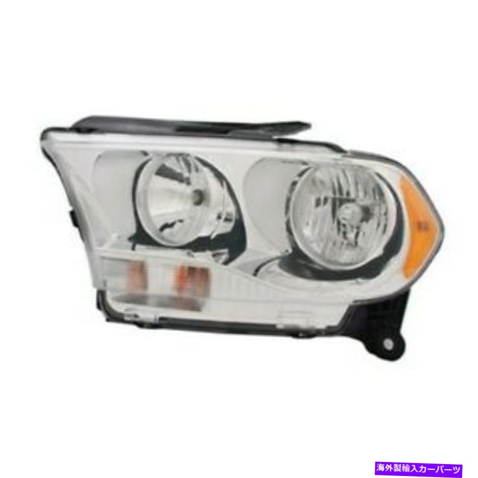 USヘッドライト LH左ドライブサイドヘッドランプハロゲンアセンブリFits 2011 2012 2013 Dodge Durango LH Left Drive side Headlamp Halogen Assembly fits 2011 2012 2013 Dodge Durango【並行輸入品】