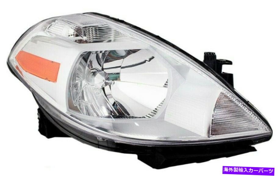 USヘッドライト 2007年から2012年の新しいDEPO NSFヘッドライト逆逆26010EM30A NI2503165 New Depo NSF Headlight For 2007-2012 Versa Passenger Side 26010EM30A NI2503165【並行輸入品】