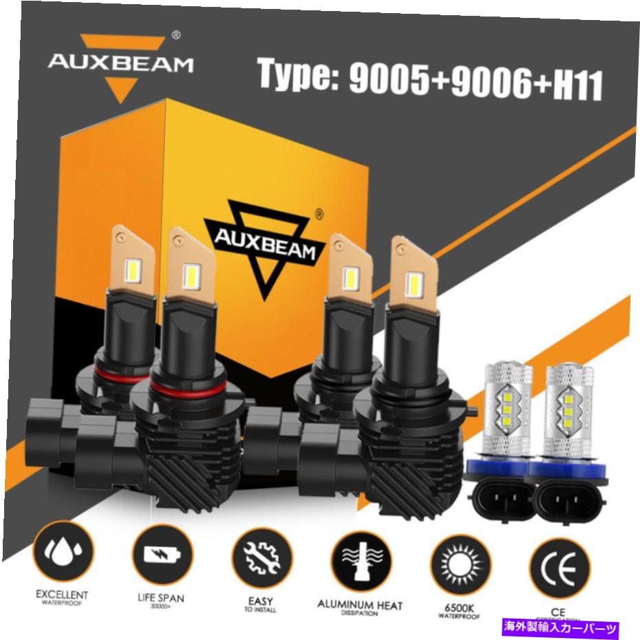 USヘッドライト AuxbeamコンボLEDのヘッドライト電球フォグライトのトヨタカローラRAV4 H11 9006 9005 AUXBEAM Combo LED Headlight Bulb Fog light for Toyota Corolla RAV4 H11 9006 9005【並行輸入品】