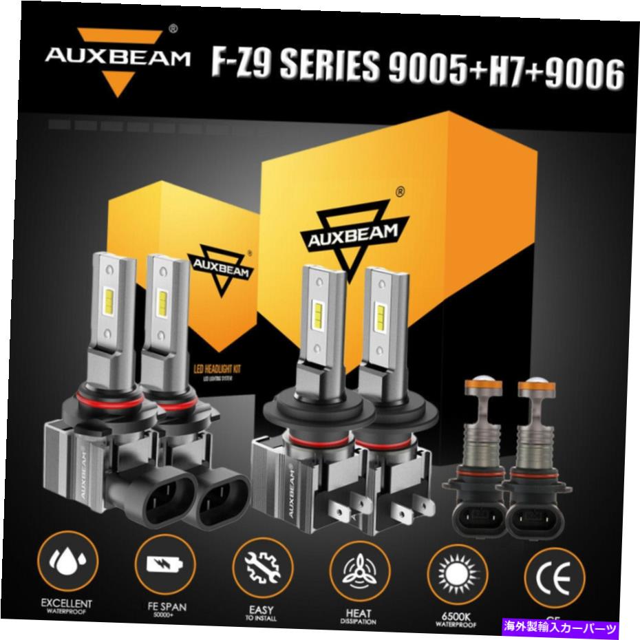 USヘッドライト 6x Auxbeam 9005 H7 LEDヘッドライト+ 9006フォグ電球はLexus ES350 2007-2009 6x AUXBEAM 9005 H7 LED Headlight+9006 Fog Light Bulbs for Lexus ES350 2007-2009【並行輸入品】 35,688円