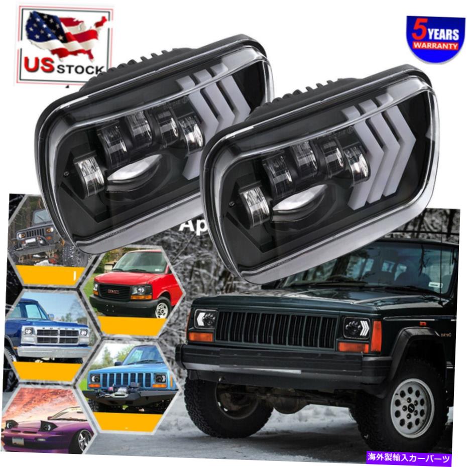 USヘッドライト 2xドット16D 380W 7×6 \
