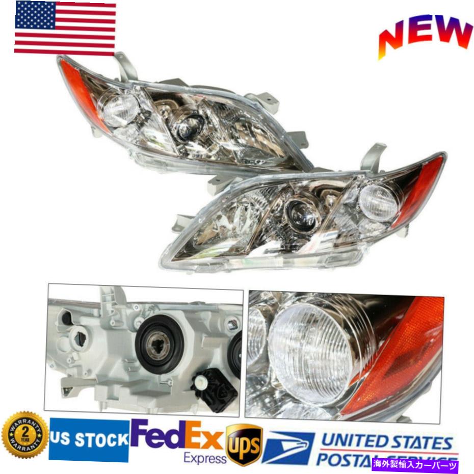 USヘッドライト トヨタCAMRY 2007 2009 2008 2009のための1対のヘッドライトドライバー＆旅客サイドフィット 1 Pair of Headlights Driver & Passenger Side fit for Toyota Camry 2007 2008 2009【並行輸入品】 35,688円