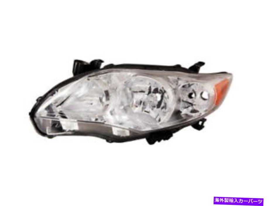 USヘッドライト Corolla Japan社長11 12 Chromeハウジングヘッドライトランプ8117012F10 For Corolla Japan Built 11 12 Chrome Housing Head Light Lamp 8117012F10 Left【並行輸入品】