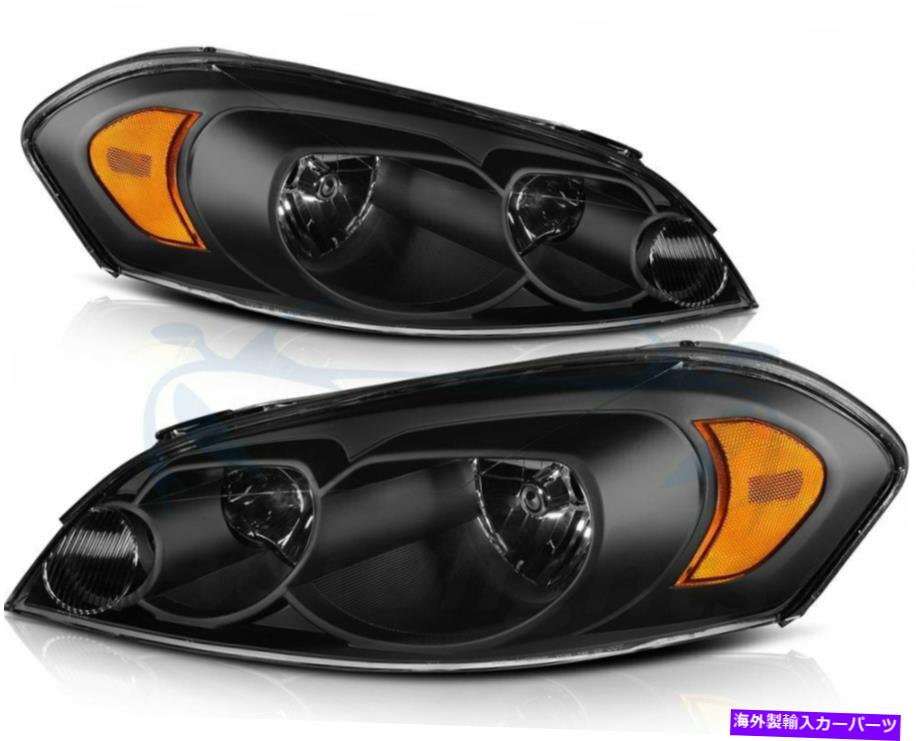 USヘッドライト 2006-2013シボレーインパラヘッドライト組立セット交換キット部品 Fit For 2006-2013 Chevrolet Impala Headlights Assembly Set Replacement Kit Parts【並行輸入品】