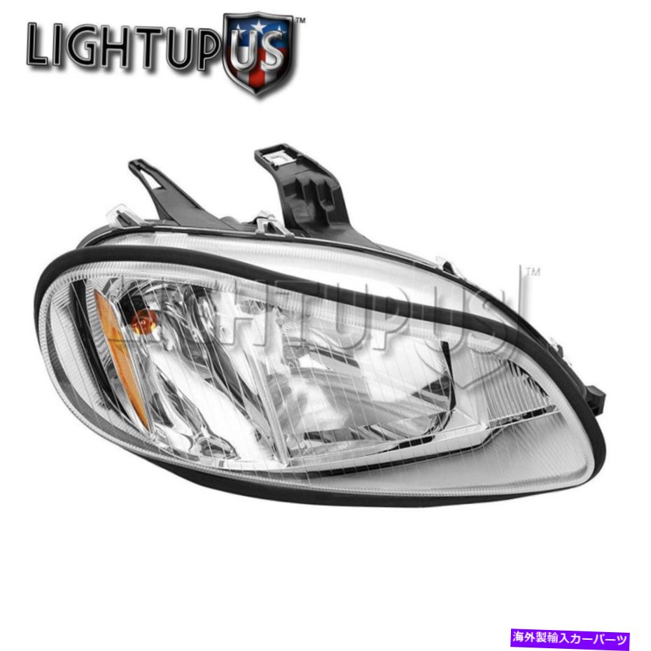 USヘッドライト 右助手席側RHクロームハロゲンヘッドライト2002-2014 FreightLiner M2 Right Passenger Side RH Chrome Halogen Headlight for 2002-2014 FREIGHTLINER M2【並行輸入品】