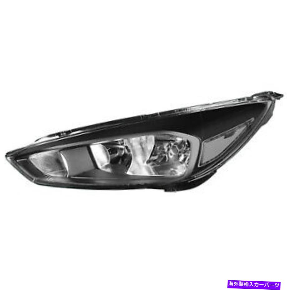USヘッドライト フィット2015-2018フォードフォーカスヘッドライト右側ランプの交換ターン信号NEW Fits 2015-2018 Ford Focus Headlight Right Side Lamp Replacement Turn Signal New【並行輸入品】
