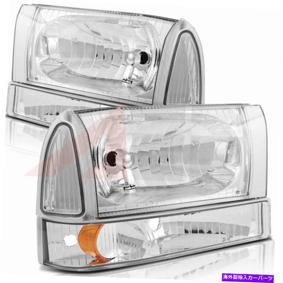 USヘッドライト 99-04 Ford F250-F550スーパーデューティエクスカーションヘッドライト交換ペアランプ For 99-04 Ford F250-F550 Super Duty Excursion Headlights Replacement Pair Lamps【並行輸入品】 36,627円