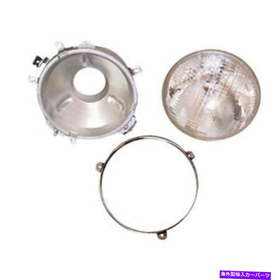 USヘッドライト 72-86ジープCJヘッドライトヘッドライトランプアセンブリ 72-86 Jeep CJ Headlight Head Light Lamp Assembly【並行輸入品】