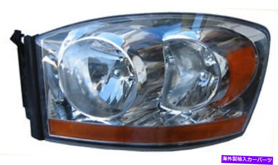 USヘッドライト 新しい交換用クロムヘッドライトアセンブリLH / 2006のDodge Ram Truck New Replacement Chrome Headlight Assembly LH / FOR 2006 DODGE RAM TRUCK【並行輸入品】