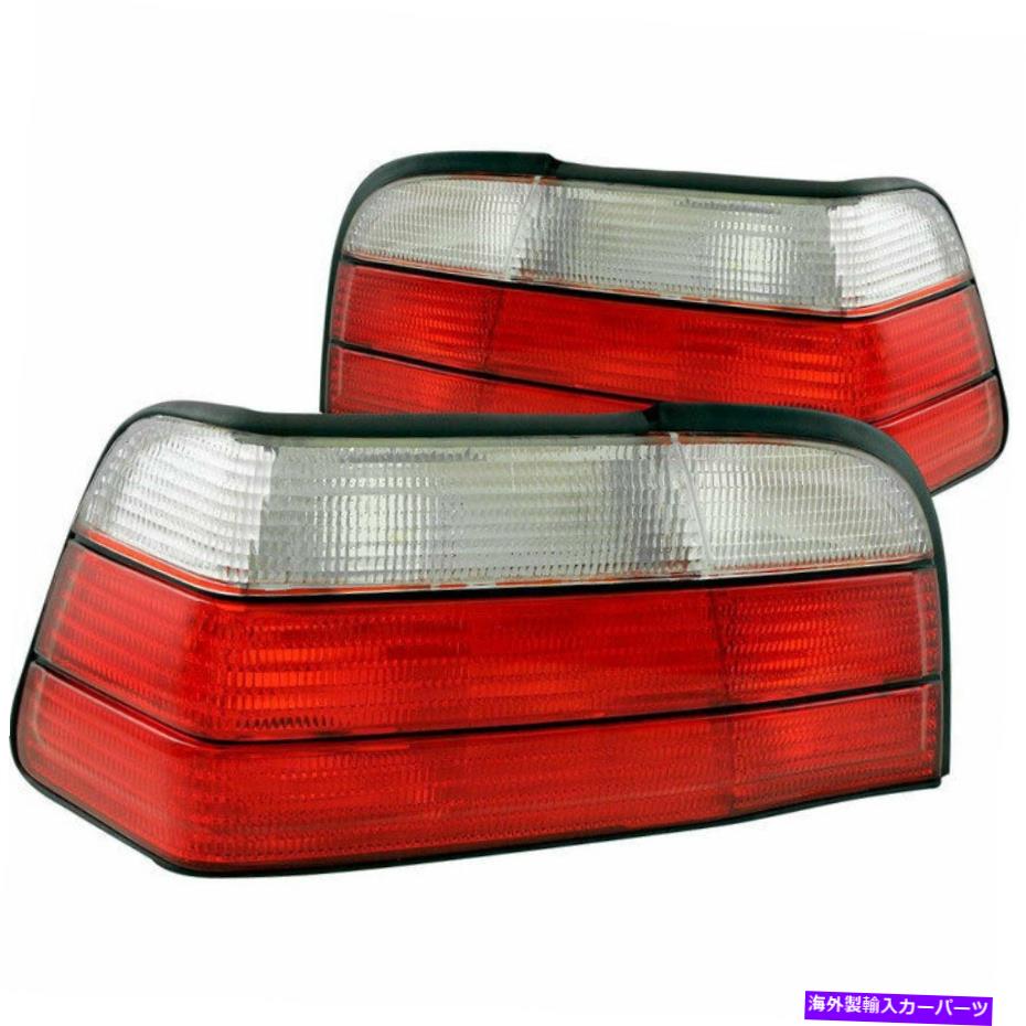 USヘッドライト Anzo USAユーロTaillights BMW 3シリーズE36 / M3 2-Door 1992-1998のための赤/クリア Anzo USA Euro Taillights Red/Clear for BMW 3 Series E36/M3 2-Door 1992-1998【並行輸入品】