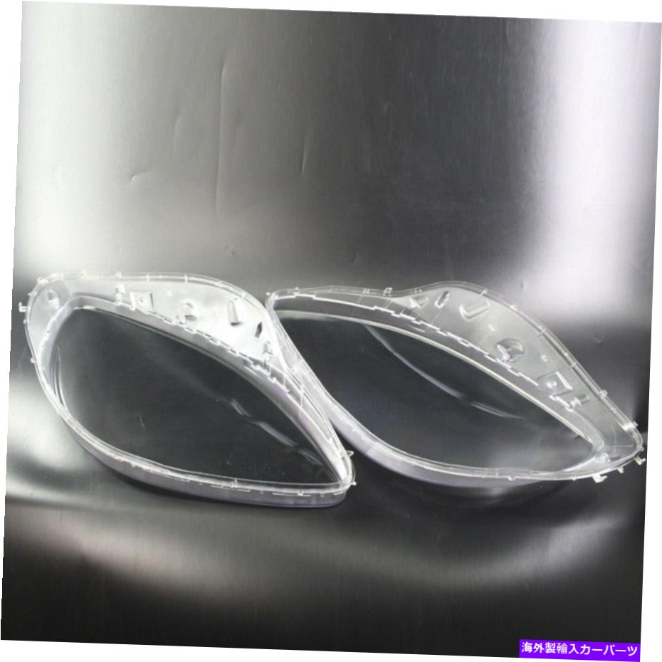 USヘッドライト シボレーコルベットC6 2005-2013ヘッドライトヘッドランプレンズカバーペア Fit For Chevrolet Corvette C6 2005-2013 Headlight Headlamp Lens Cover Pair【並行輸入品】