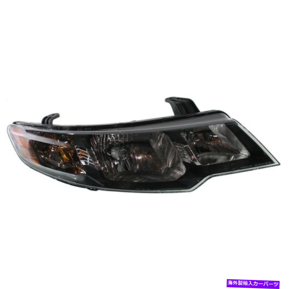 USヘッドライト 2011年2011年2011年2011年2012年KIA Forte HatchbackまたはSedan Right Bulb Headlight For 2010 2011 2012 2013 Kia Forte Hatchback or Sedan Right With Bulb【並行輸入品】