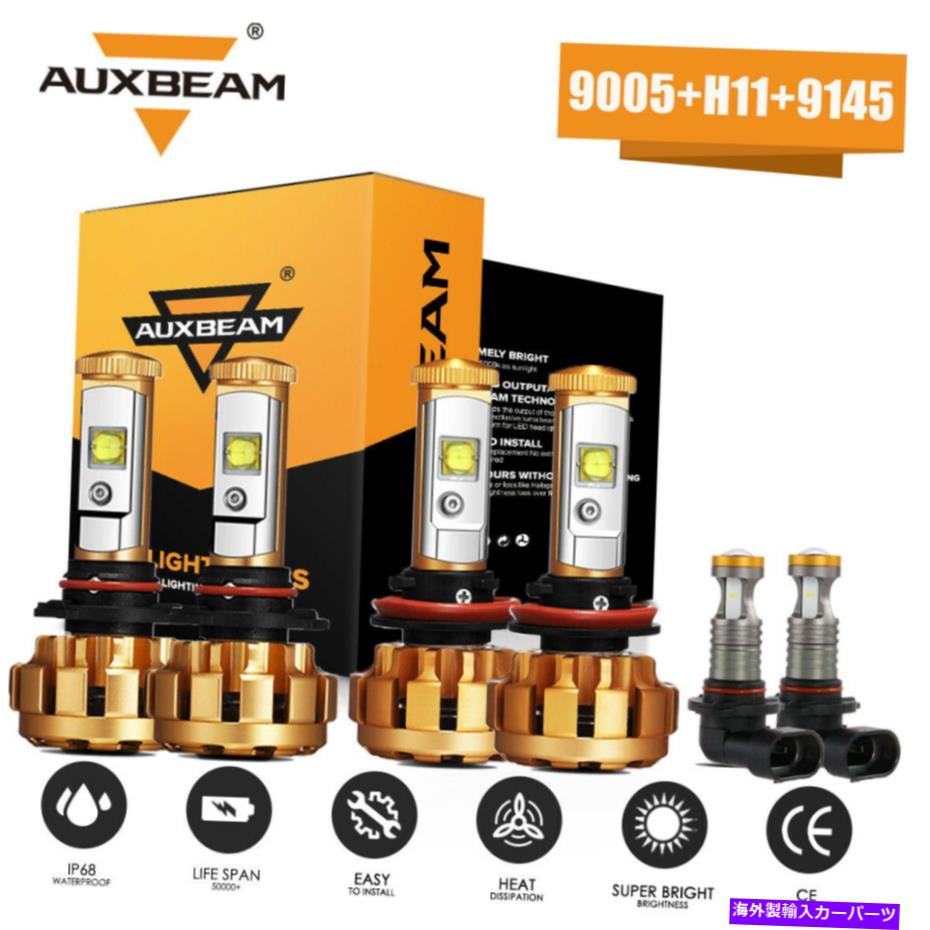 USヘッドライト 2009年2011年2011年2012 Dodge Ram 1500 2500 3500 Auxbeam LEDヘッドライト電球 For 2009 2010 2011 2012 Dodge Ram 1500 2500 3500 AUXBEAM LED Headlight Bulbs【並行輸入品】