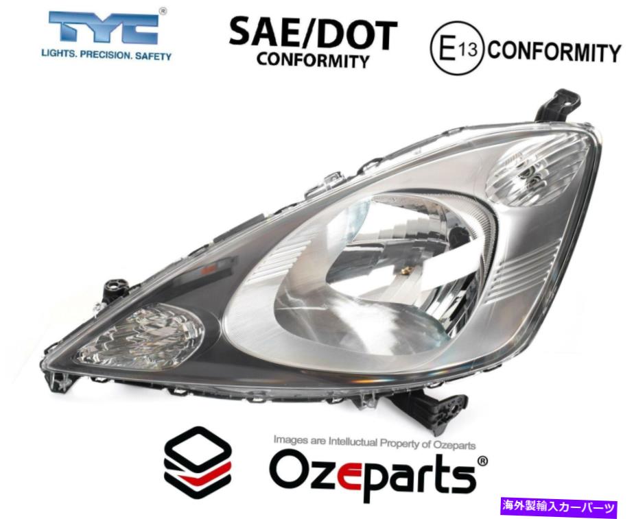 USヘッドライト ホンダジャズGE 2008~2011 GLI VTI-S VibeのためのLH左ヘッドライトランプ LH Left Hand Head Light Lamp For Honda Jazz GE 2008~2011 GLi VTi VTi-S Vibe【並行輸入品】