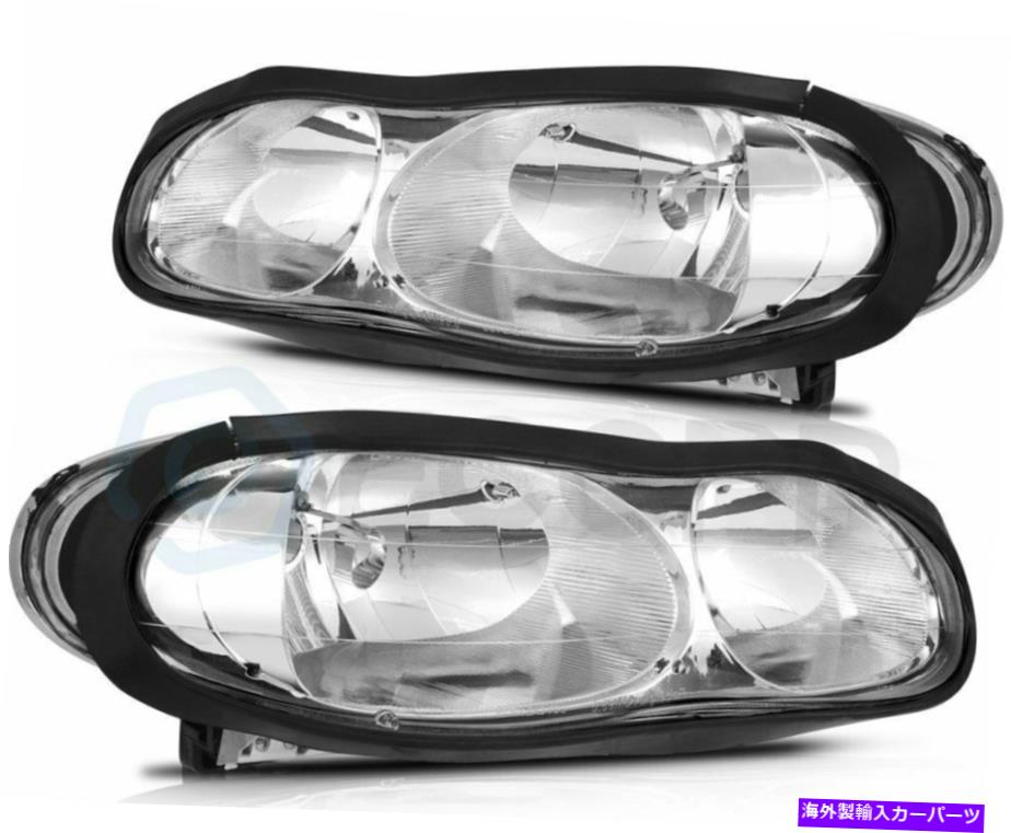 USヘッドライト ヘッドライトCamaro 1998-2002交換用ヘッドランプペア Headlights Assembly Set For Chevy Camaro 1998-2002 Replacement Headlamps Pair【並行輸入品】
