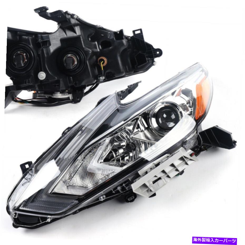 USヘッドライト ドライバーサイドヘッドライトヘッドランプ左LH w / o LED DRLは2016 17 18日産アルティマ Driver Side Headlight Headlamp Left LH W/o LED DRL For 2016 17 18 Nissan Altima【並行輸入品】