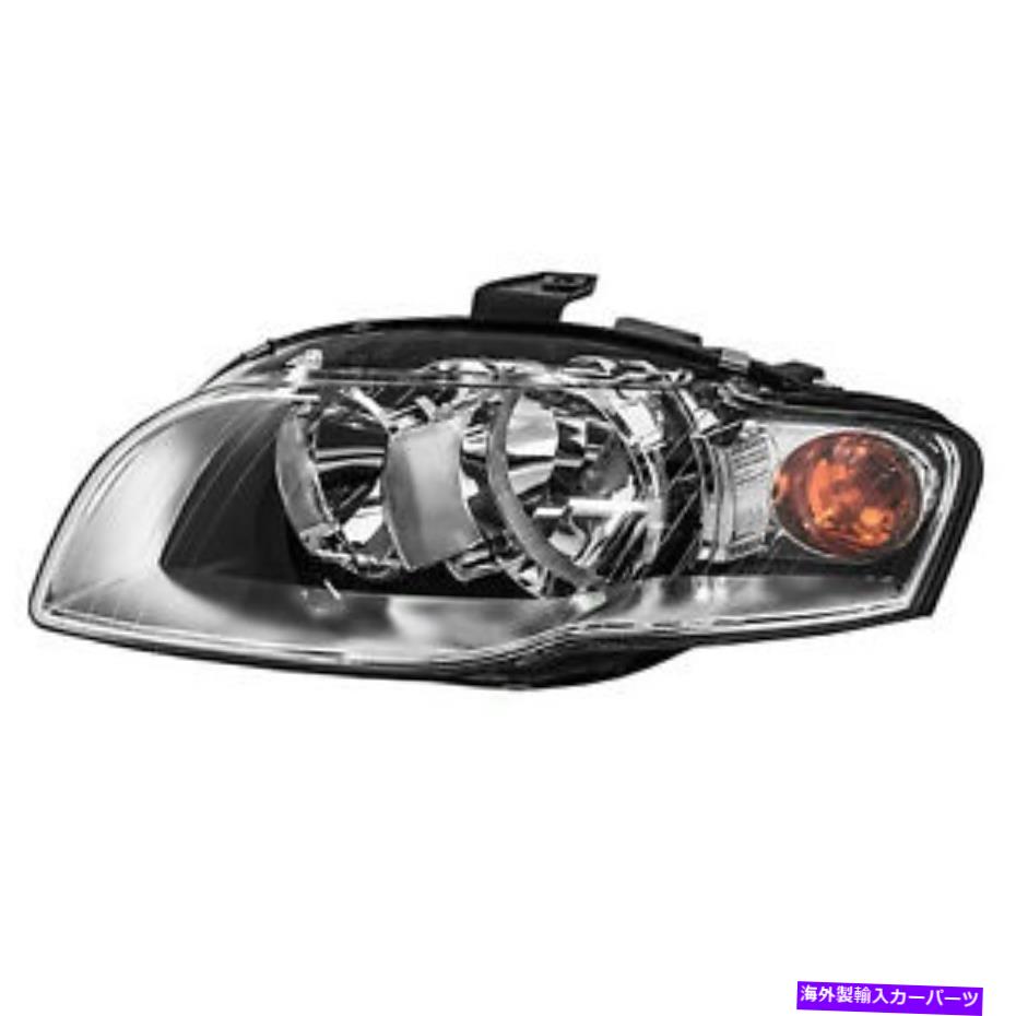 USヘッドライト ヘッドライトハロゲンは、05-09 Audi S4 A4に収まります Headlight Halogen Left Fits 05-09 Audi S4 A4【並行輸入品】