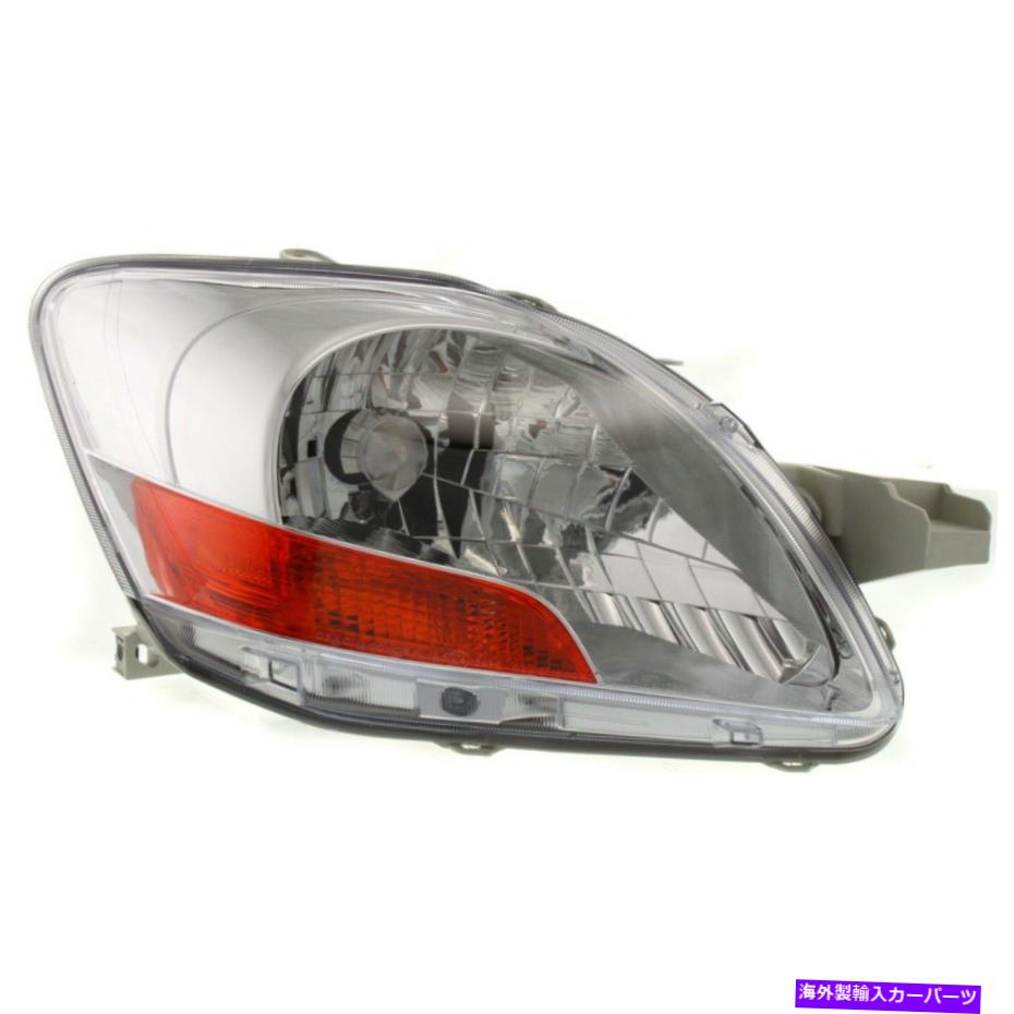 USヘッドライト 2007-2011トヨタ・ヤリス・セダン旅客サイドのヘッドライト Headlight For 2007-2011 Toyota Yaris Sedan Passenger Side【並行輸入品】