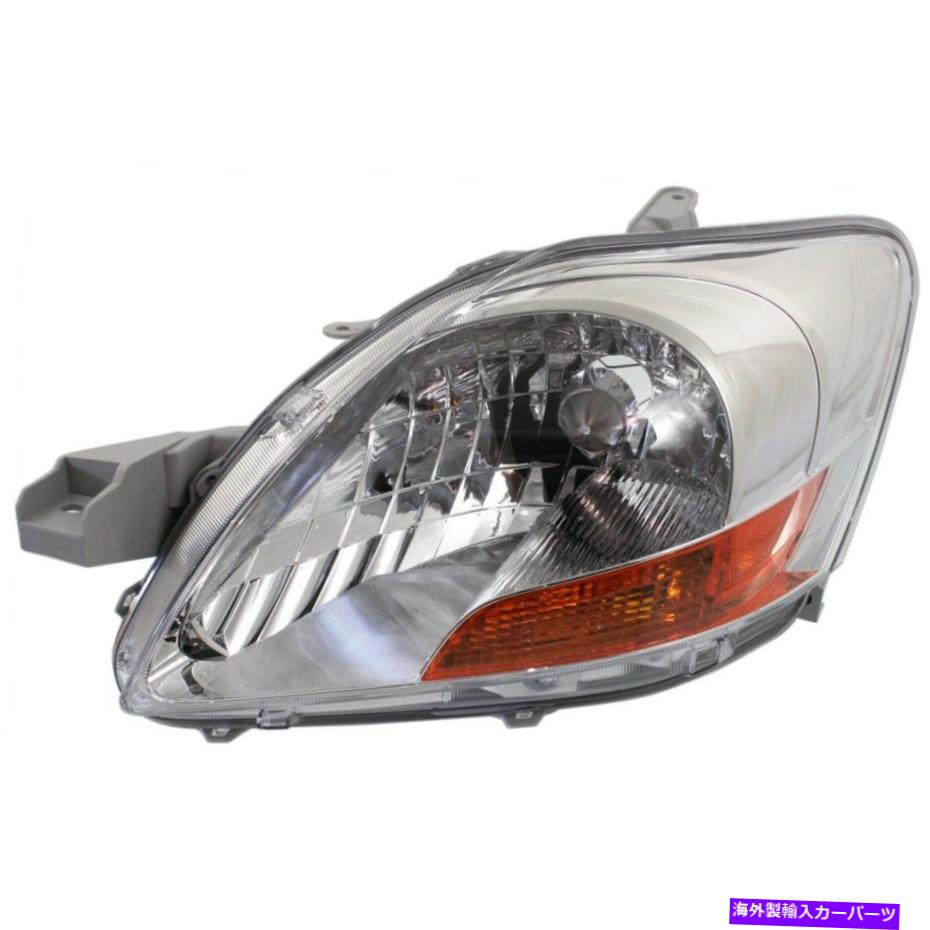 USヘッドライト 2007-2011 Toyota Yaris Sedan Model left Capaのためのハロゲンヘッドライト Halogen Headlight For 2007-2011 Toyota Yaris Sedan Model Left CAPA【並行輸入品】