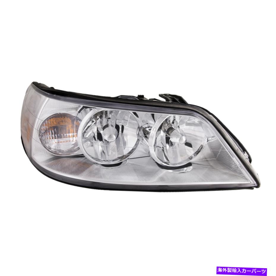 USヘッドライト フィット03-04リンカーンタウンカーハロゲンw / hid旅客右ヘッドライト Fits 03-04 Lincoln Town Car Halogen W/O HID Passenger Right Headlight【並行輸入品】