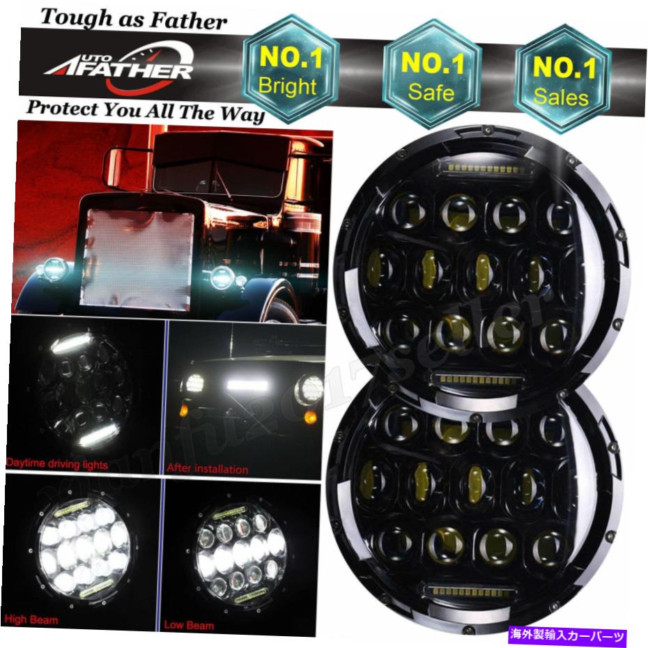USヘッドライト Freightliner Centuryクラス7 '' 150W総LEDヘッドライトDRL高/ロービーム For Freightliner Century Class 7'' 150W Total LED Headlights DRL High/Low Beam【並行輸入品】