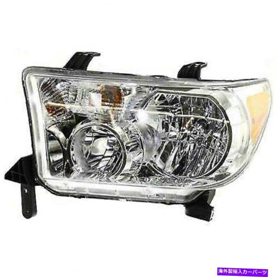 USヘッドライト ドライバーサイド左LHヘッドランプアセンブリは2007年2013年2013トヨタツンドラフィット Driver Side Left LH Headlamp Assembly fits 2007 2013 Toyota Tundra【並行輸入品】
