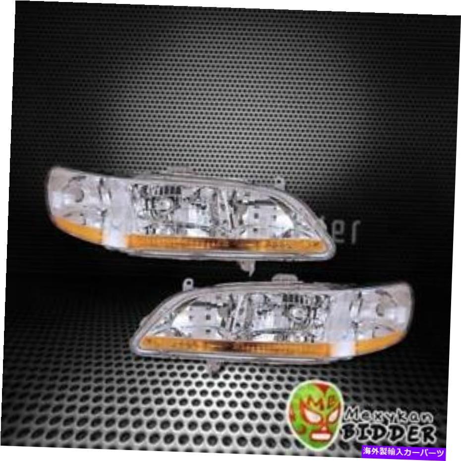 USヘッドライト 1998-2002ホンダアコード2/4 DR左+右OE交換ヘッドライトL + R Fits 1998-2002 Honda Accord 2/4 DR Left + Right OE Replacement Headlights L + R【並行輸入品】