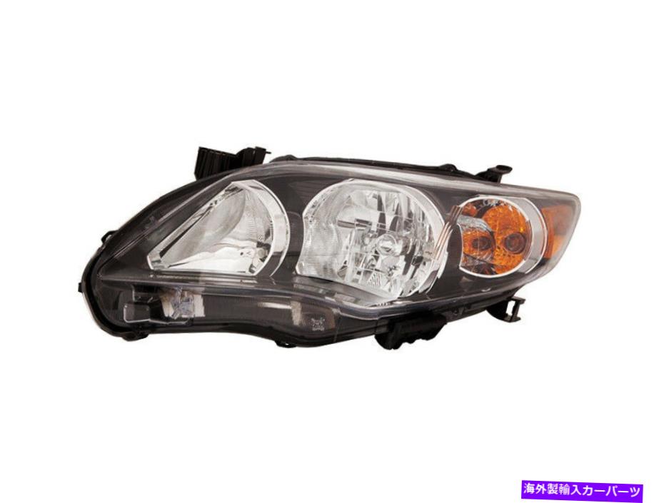 USヘッドライト 2011年2012 Corolla USモデルの左運転側の交換 Headlight Replacement for 2011 2012 Corolla US Models Left Driver Side【並行輸入品】