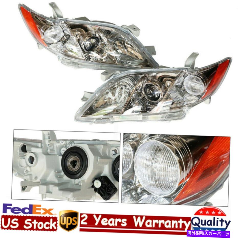 USヘッドライト 2007年2008年2008年のヘッドライトドライバー＆旅客側米国トヨタカムリー米国 1 Pair of Headlights Driver & Passenger Side For 2007 2008 2009 Toyota Camry USA【並行輸入品】