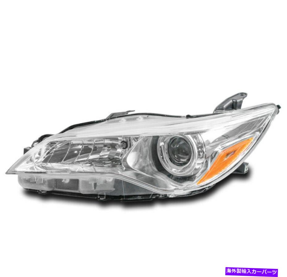 USヘッドライト 15 16 17 17トヨタカムリプロジェクターヘッドライトヘッドランプランプクロームドライバーLH FOR 15 16 17 TOYOTA CAMRY PROJECTOR HEADLIGHT HEADLAMP LAMP CHROME DRIVER LH【並行輸入品】