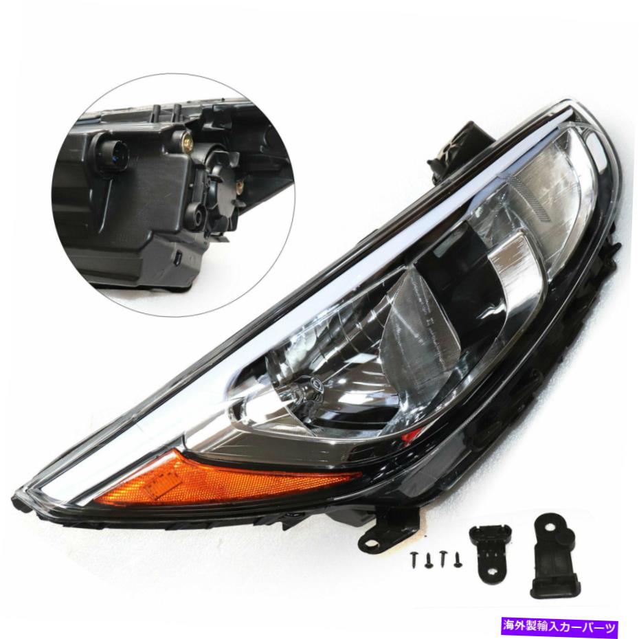 USヘッドライト Headlampヘッドライト適切な旅客サイドの交換方法2015-2017 Hyundaiアクセント Headlamp Headlight Right Passenger Side Replacement For 2015-2017 Hyundai Accent【並行輸入品】