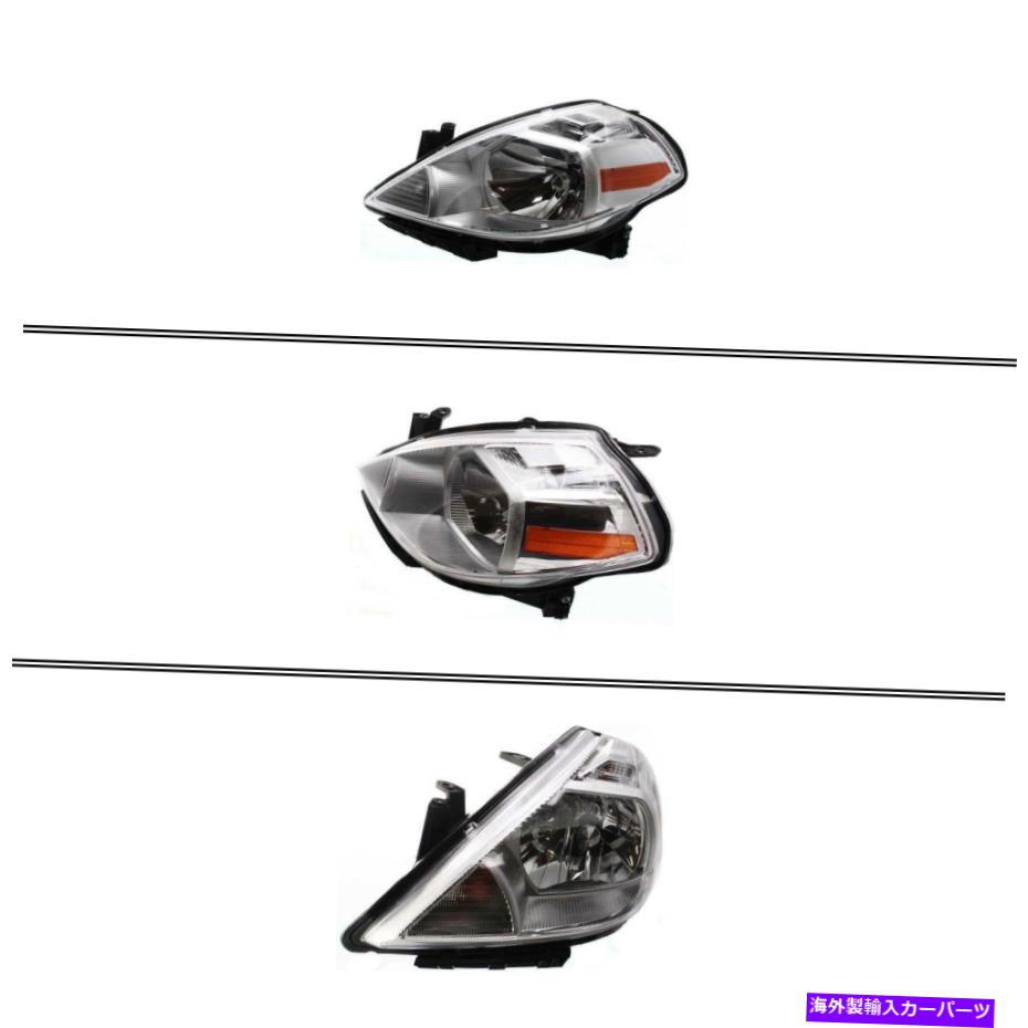 USヘッドライト 2007-2012 versaの新しいNI2502165運転者側のヘッドライト New NI2502165 Driver Side Headlight for Nissan Versa 2007-2012【並行輸入品】