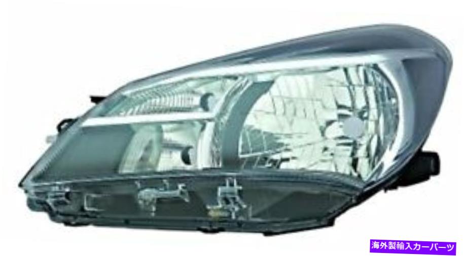 USヘッドライト レポRHヘッドライトフロントランプブラックフィットトヨタヤリスハッチバック2014- DEPO RH Headlight Front Lamp Black Fits TOYOTA Yaris Hatchback 2014-【並行輸入品】