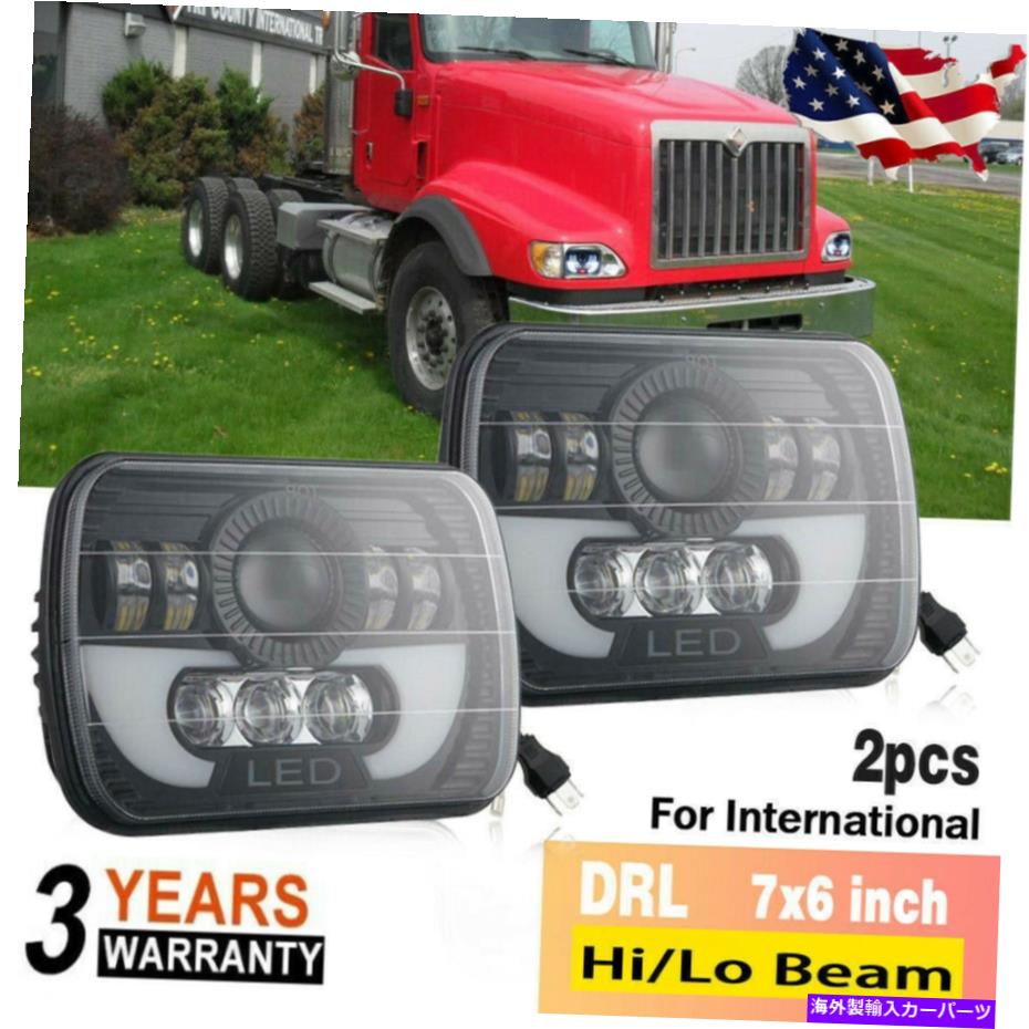 USヘッドライト 国際ハーベスター5600i 9400i 9900i 4700 4800 7300 8200のためのLEDヘッドライト LED Headlights For International Harvester 5600i 9400i 9900I 4700 4800 7300 8200【並行輸入品】