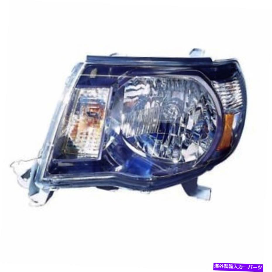USヘッドライト RH右乗客用ヘッドランプライトw /スポーツパッケージフィット2005年2011年トヨタタコマ RH Right Passenger Headlamp light W/ Sport Package fits 2005 2011 Toyota Tacoma【並行輸入品】