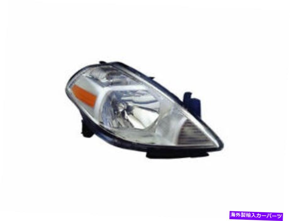 USヘッドライト 右 - 助手席側ヘッドライトアセンブリ2RXZ54 2007 2008 2008 2009 2009 2009 2009 Right - Passenger Side Headlight Assembly 2RXZ54 for Versa 2007 2008 2009 2012【並行輸入品】